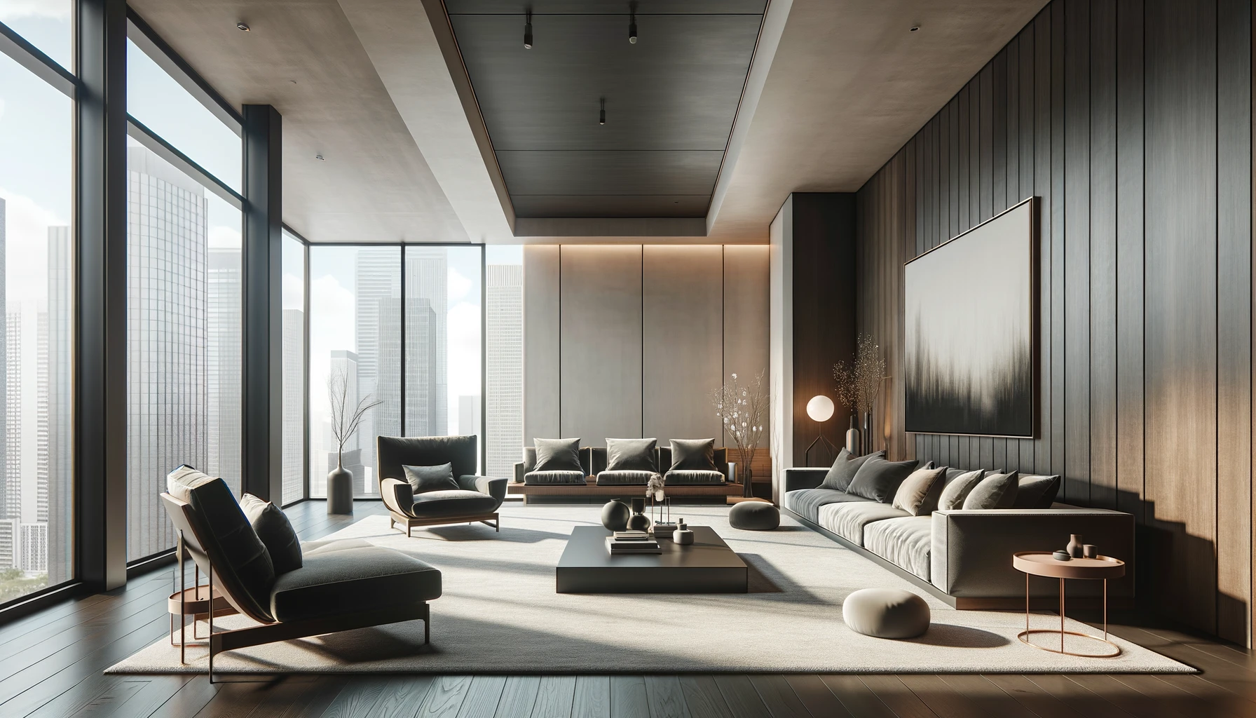 DALL·E 2024-04-07 10.16.27 - Create an image of a modern, minimalist living room showcasing a different angle from the one previously generated. The room should include a large, e